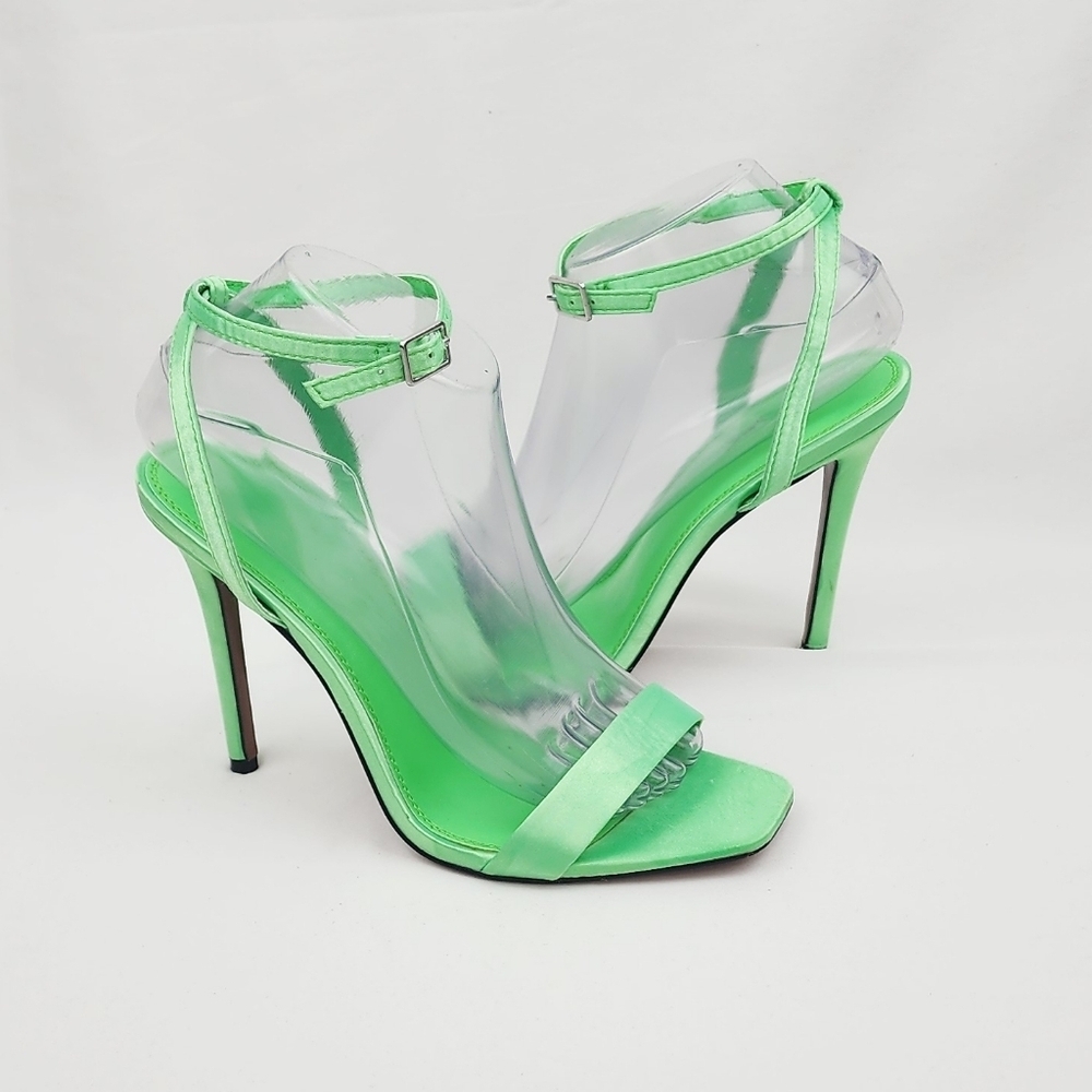 ASOS Design Green Heel Sandals